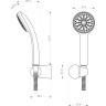 Комплект аксессуаров LEMARK LM0802C для душа LM0801C